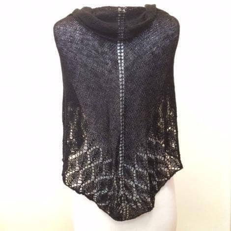 Lace Weight Silk Shawl Knitting Pattern - Romantic Bohemian Style