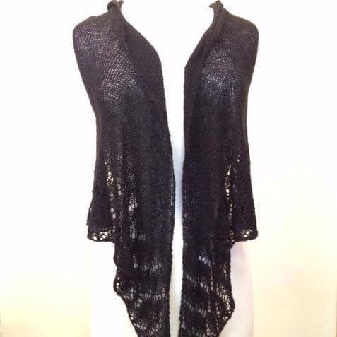 Lace Weight Silk Shawl Knitting Pattern - Romantic Bohemian Style