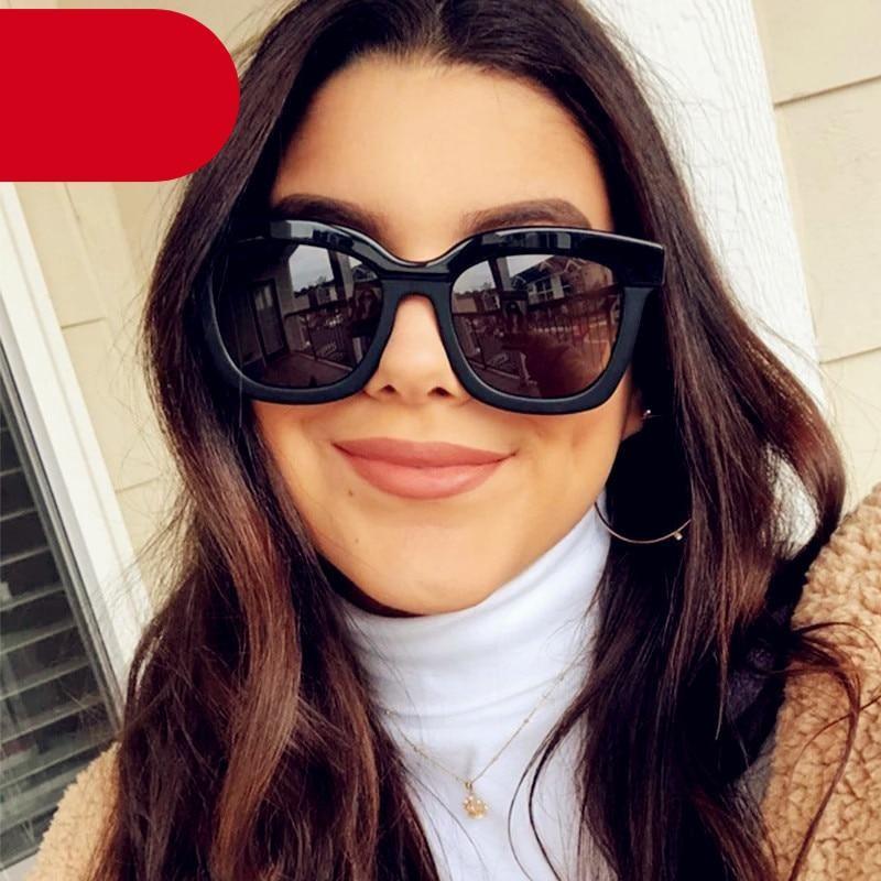 Vintage cat eye sunglasses in solid colors with polarized UV400 lenses.
