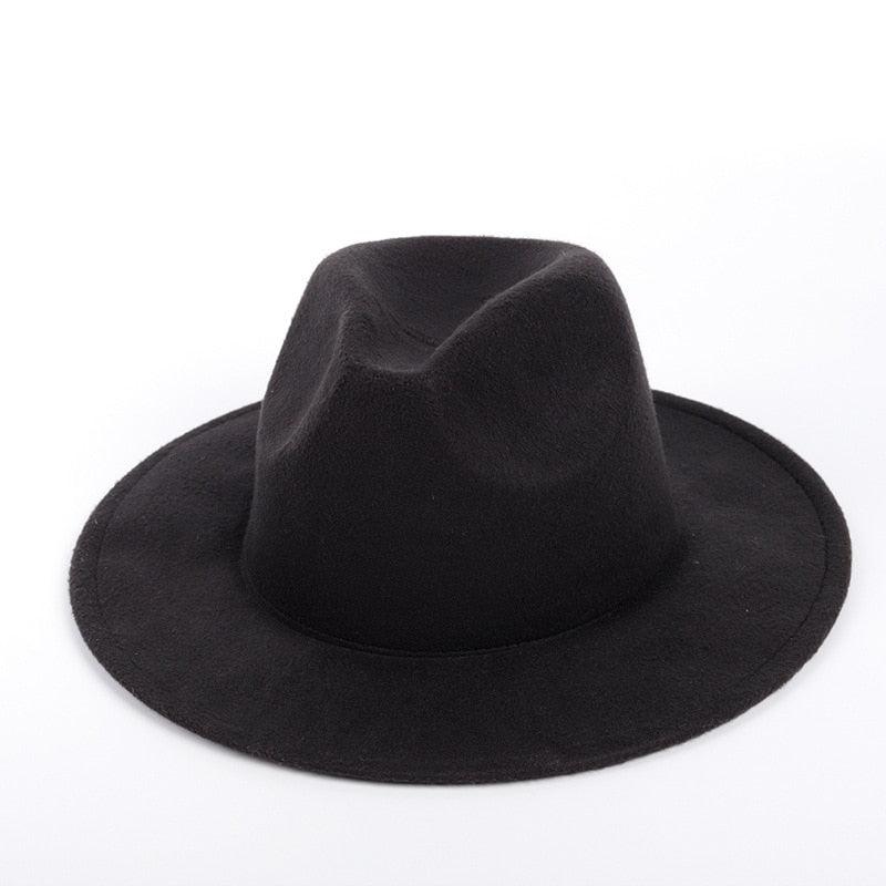 Unisex Wide Brim Classic Fedora Sun Hat