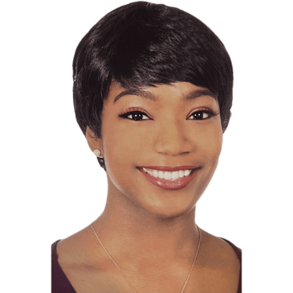 Lady Wig by Blue featuring a modern short haircut with stylish side bangs