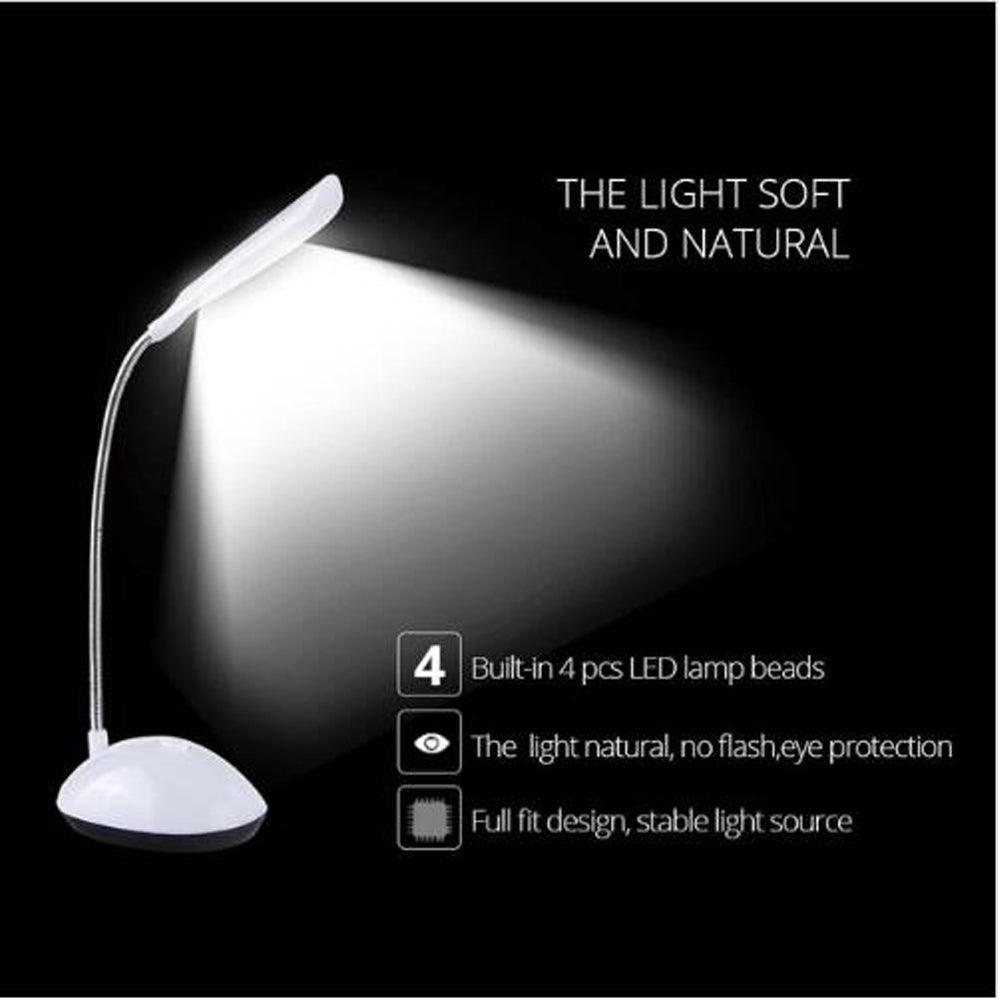 Minimalist LED Eye Protection Desk Lamp with 360° Adjustment