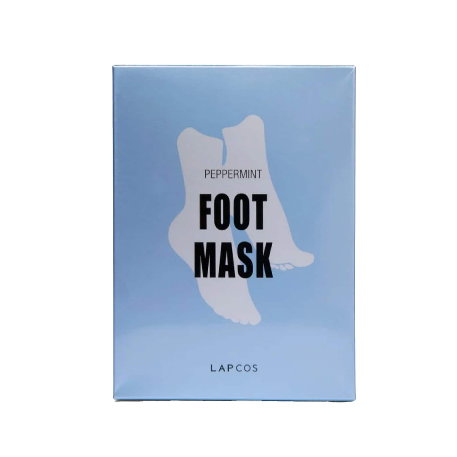 LAPCOS Soothing Peppermint Foot Mask 5-pack packaging
