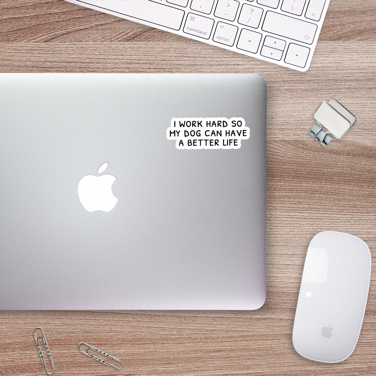 I Work Hard so my Dog Can Have a Better Life Sticker