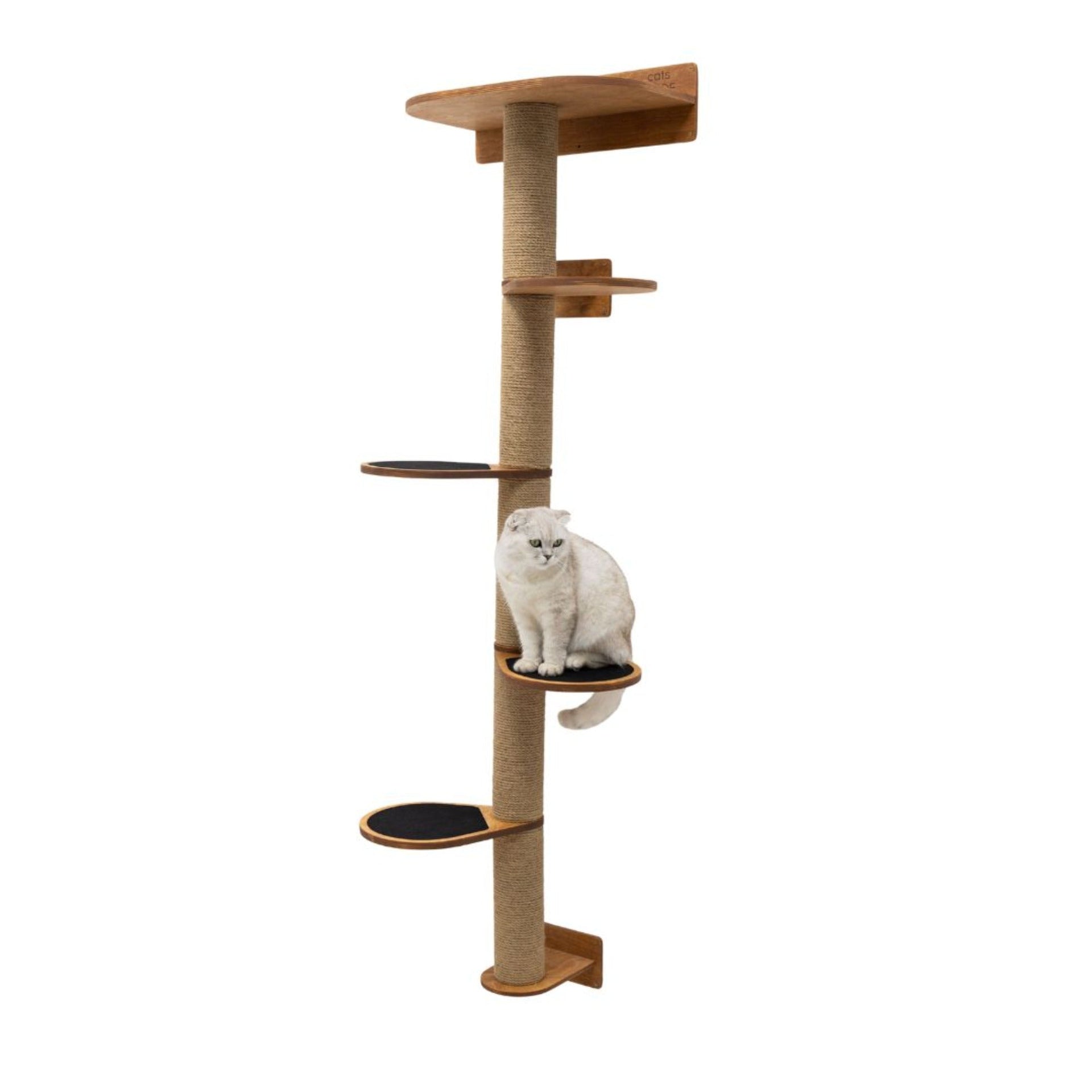 Large Multi-Level Cat Tree Tower with Sisal Scratching Post