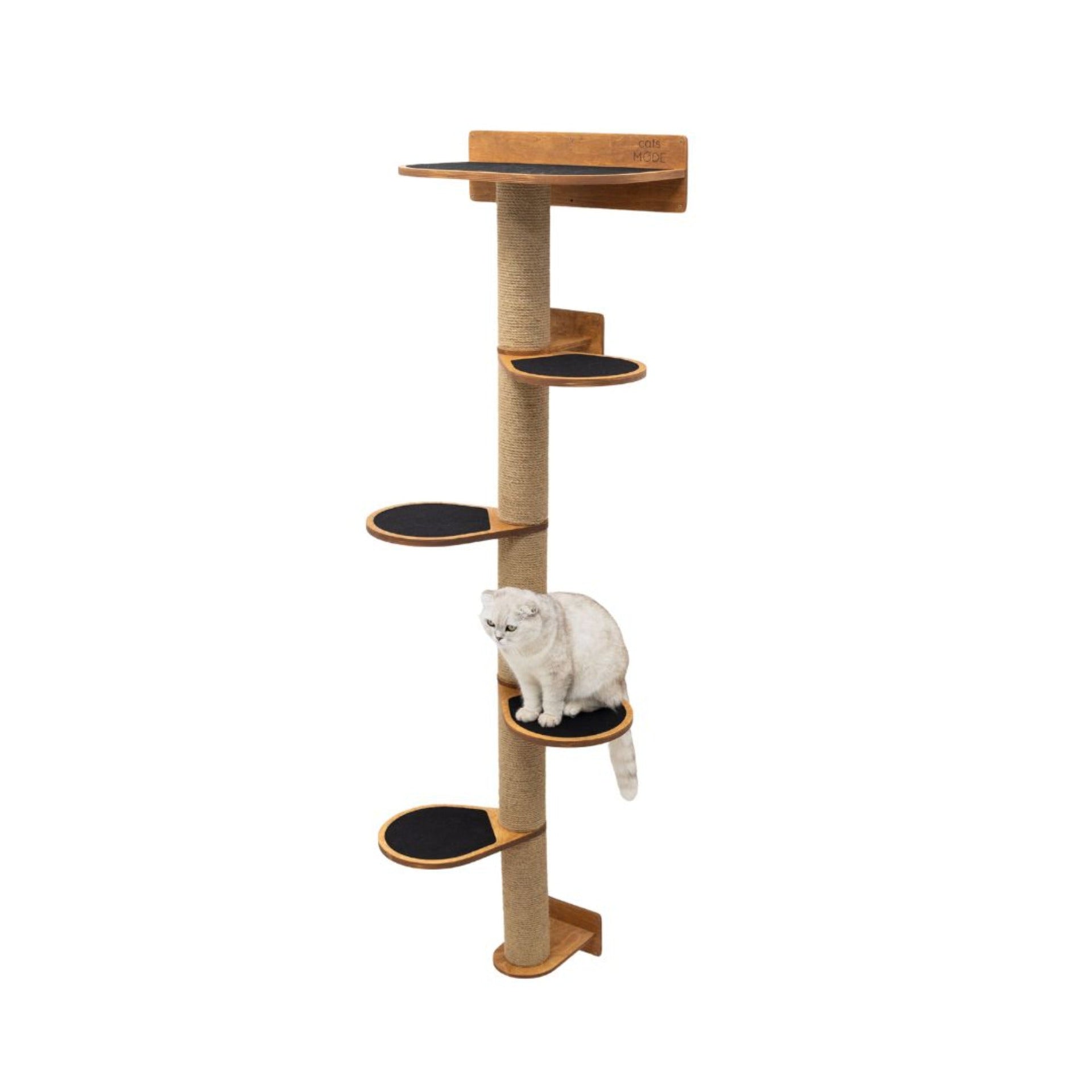 Large Multi-Level Cat Tree Tower with Sisal Scratching Post