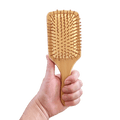 Large Paddle Style Bamboo Hairbrush
