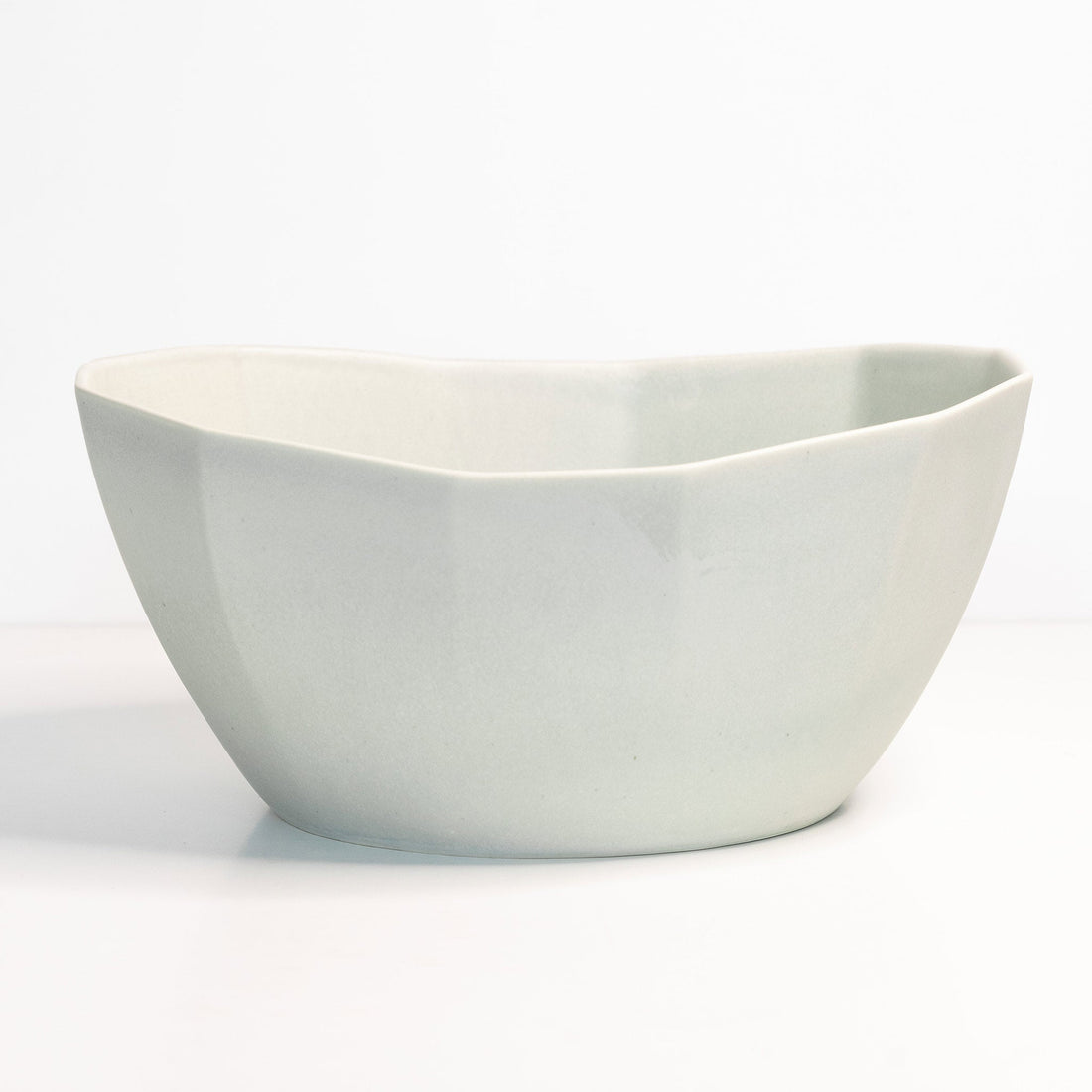 Large Handmade Porcelain Nesting Bowl for Kitchen and Dining