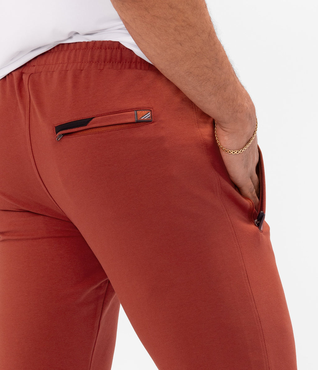 Navy Blue Athletic Tapered Jogger Pants for Tall Men - Image 15