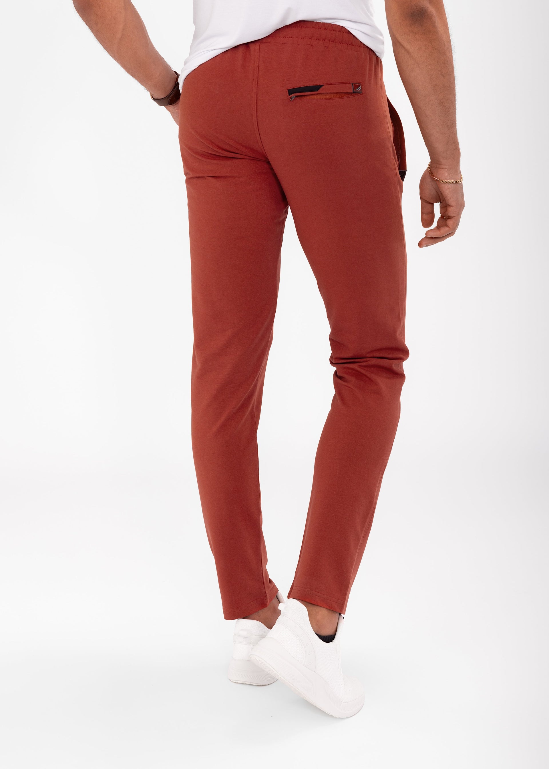 Navy Blue Athletic Tapered Jogger Pants for Tall Men - Image 13
