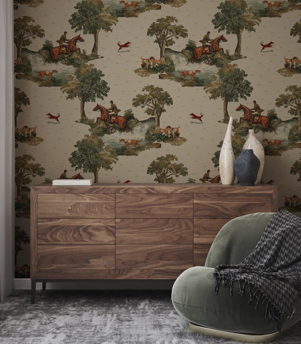 Copper Wallpaper by Hosta Pasta Patterns