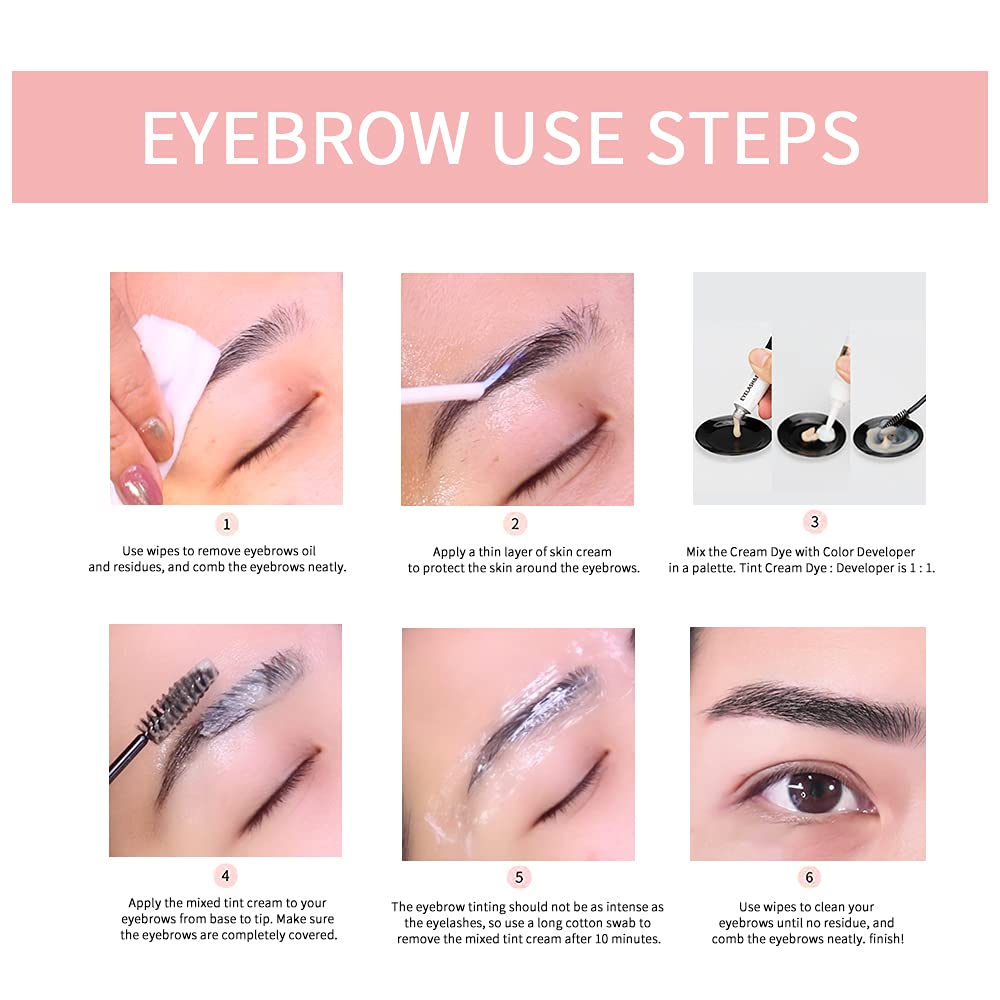 Professional Semi-Permanent Lash & Brow Tinting Kit 2-in-1