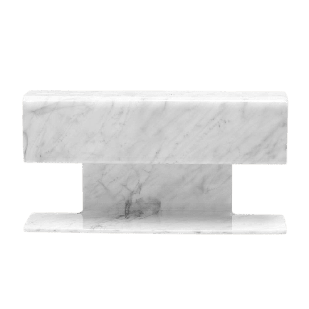 Marble-pattern acrylic tweezer holder stand for professional eyelash extension tools