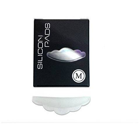 Professional 10-piece Lash Silicon Pad set in Small, Medium, and Large sizes for eyelash extensions