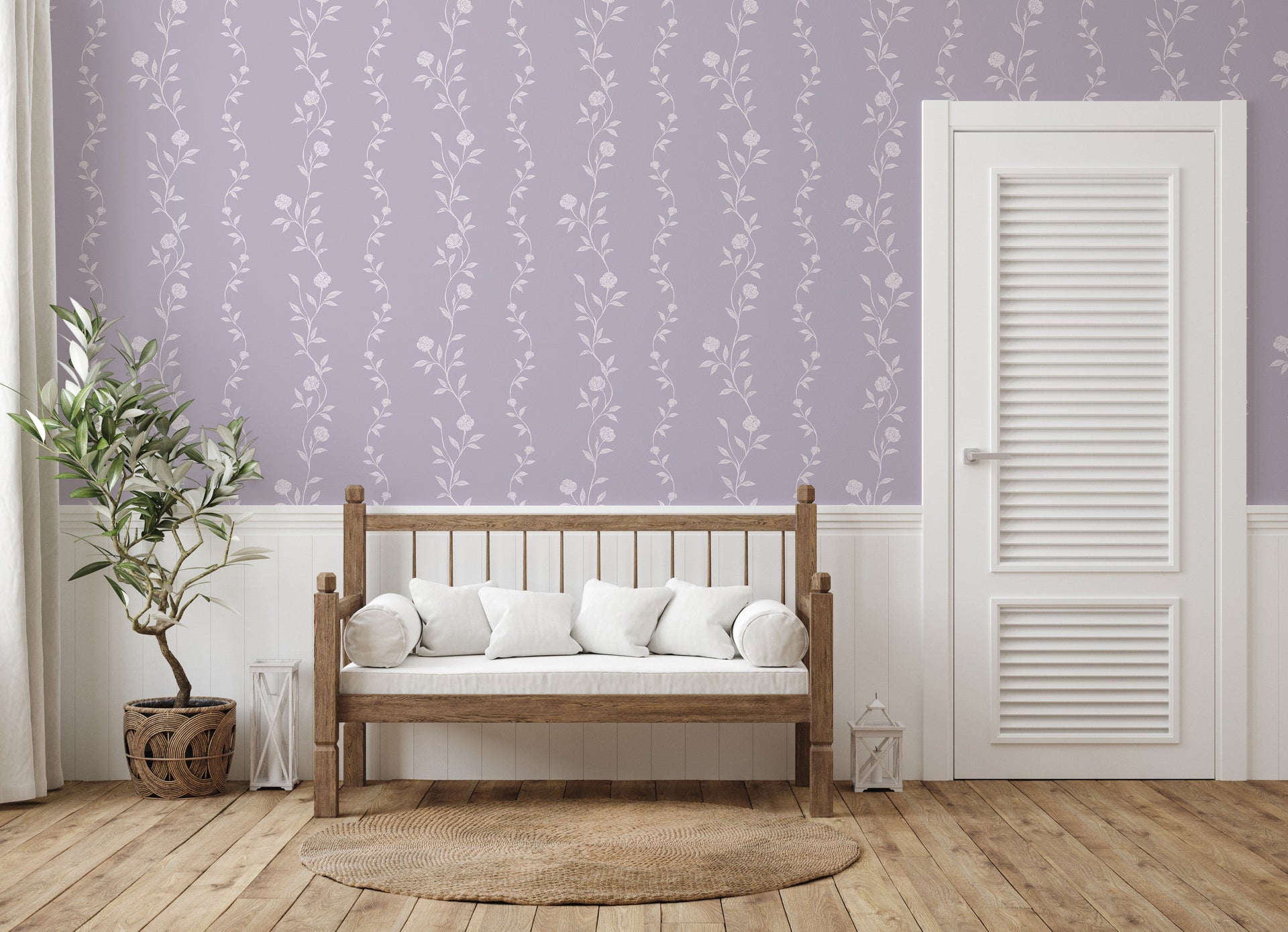 Rosalee Peel and Stick Removable Wallpaper by The Feral Flower