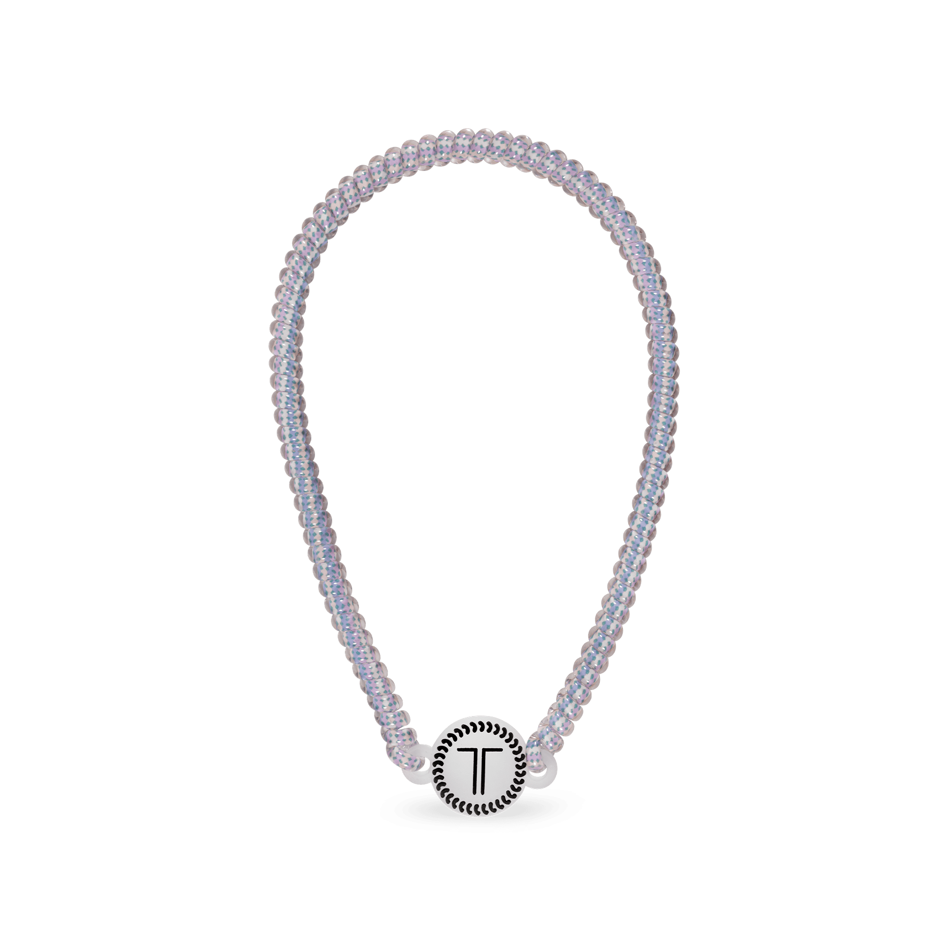 Lavender Mist purple spiral headband with no-slip grip