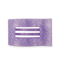Large Lavender Mist flat rectangle hair clip for updos
