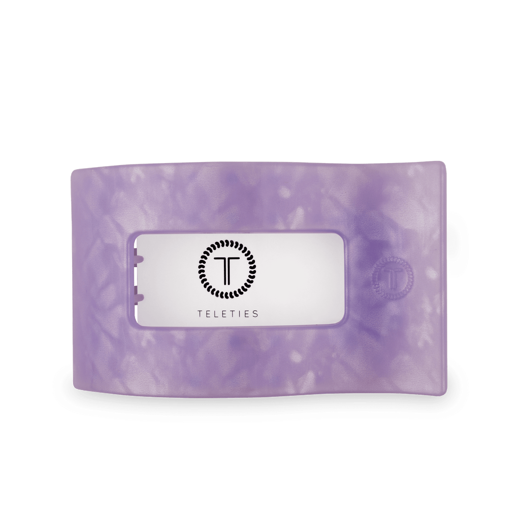 Lavender Mist Large Flat Rectangle Hair Clip for Secure Hold