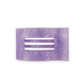 Lavender Mist medium flat rectangular hair clip in soft purple