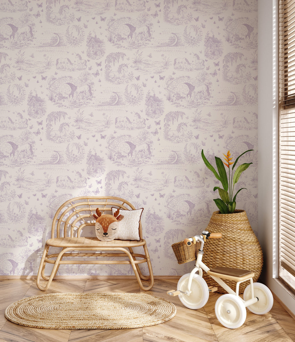 Locket Floral Removable Wallpaper by The Feral Flower