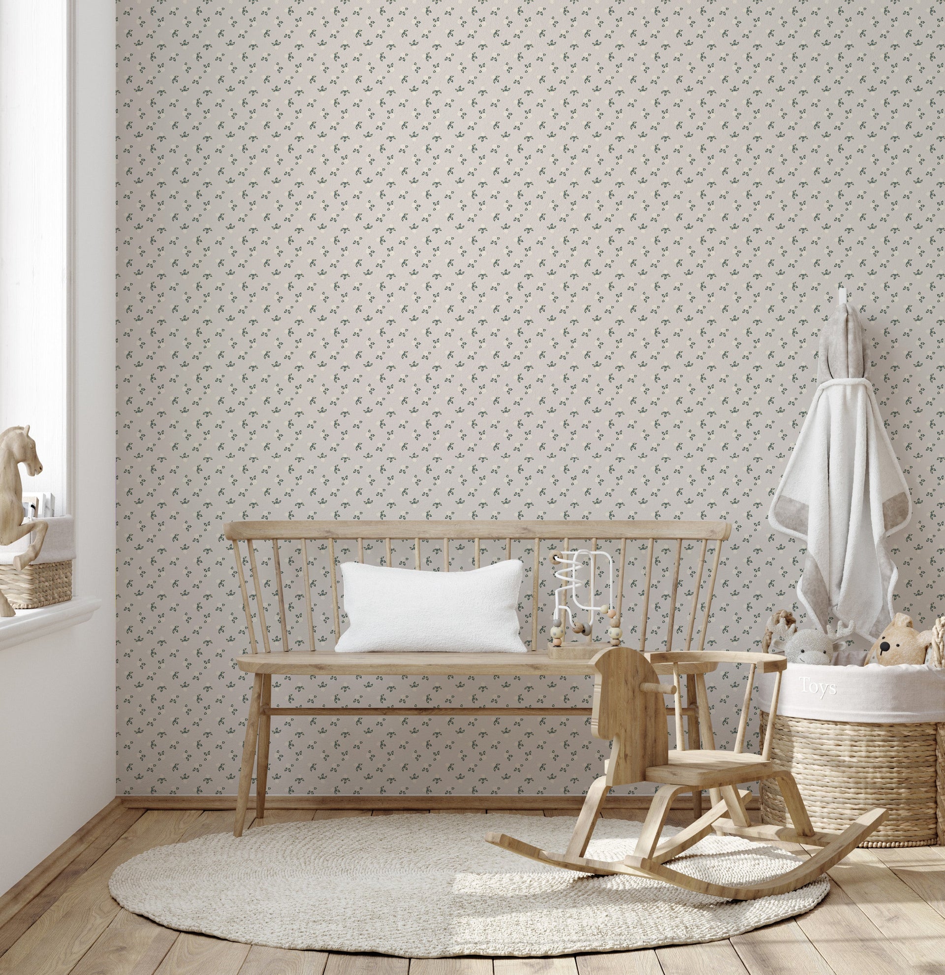 Idalie Peel and Stick Removable Wallpaper by Grateful Artsy Soul