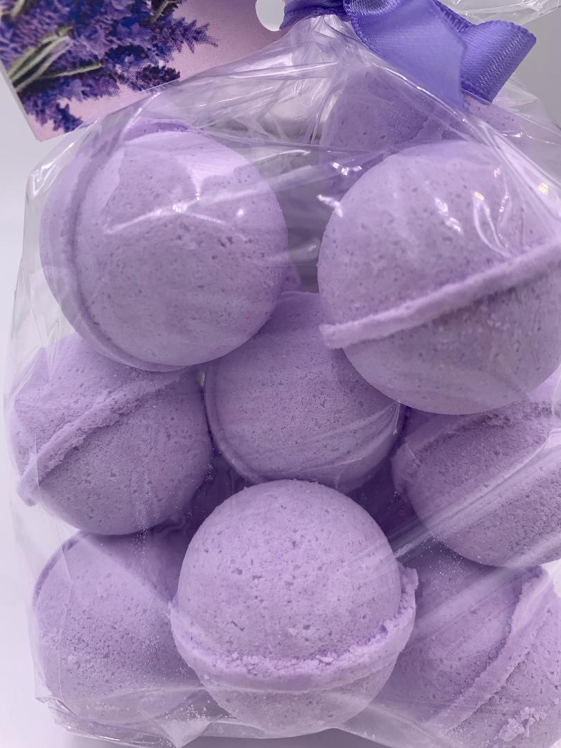 14 pack of 1 oz bath bomb fizzies (U-select fragrance) with shea, mango & cocoa butter, gift bag bath fizzies, relax while you moisturize your skin