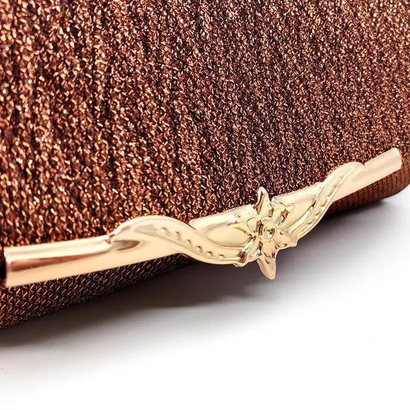 Glitter Evening Clutch Bag for Flower Girls and Special Occasions
