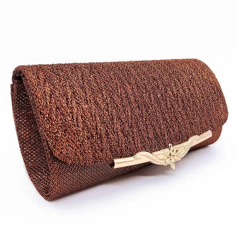 Glitter Evening Clutch Bag for Flower Girls and Special Occasions
