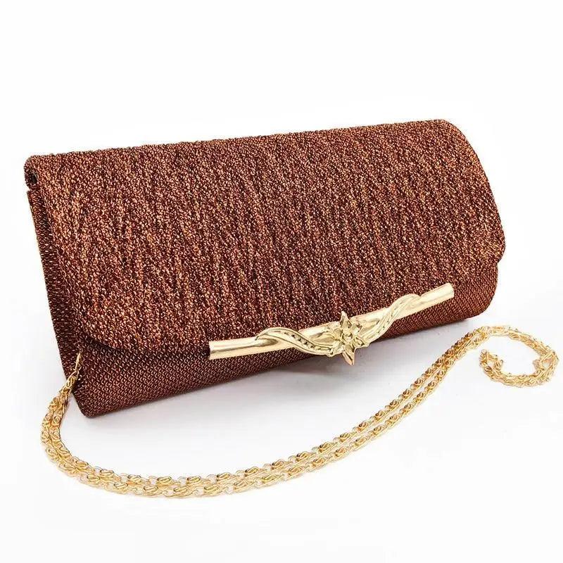 Glitter Evening Clutch Bag for Flower Girls and Special Occasions