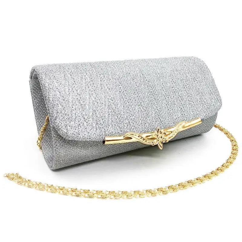 Glitter Evening Clutch Bag for Flower Girls and Special Occasions