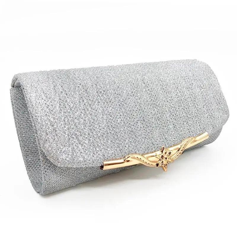 Glitter Evening Clutch Bag for Flower Girls and Special Occasions