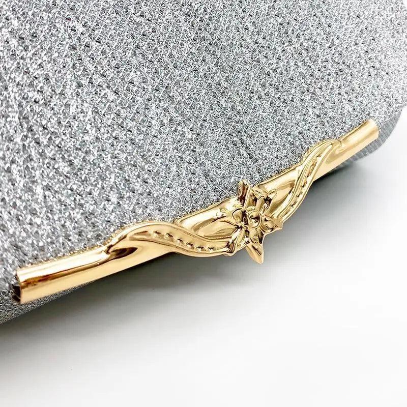 Glitter Evening Clutch Bag for Flower Girls and Special Occasions