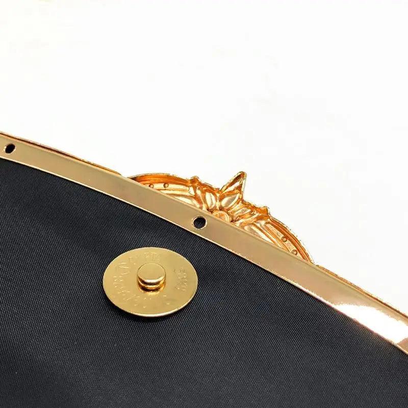 Glitter Evening Clutch Bag for Flower Girls and Special Occasions