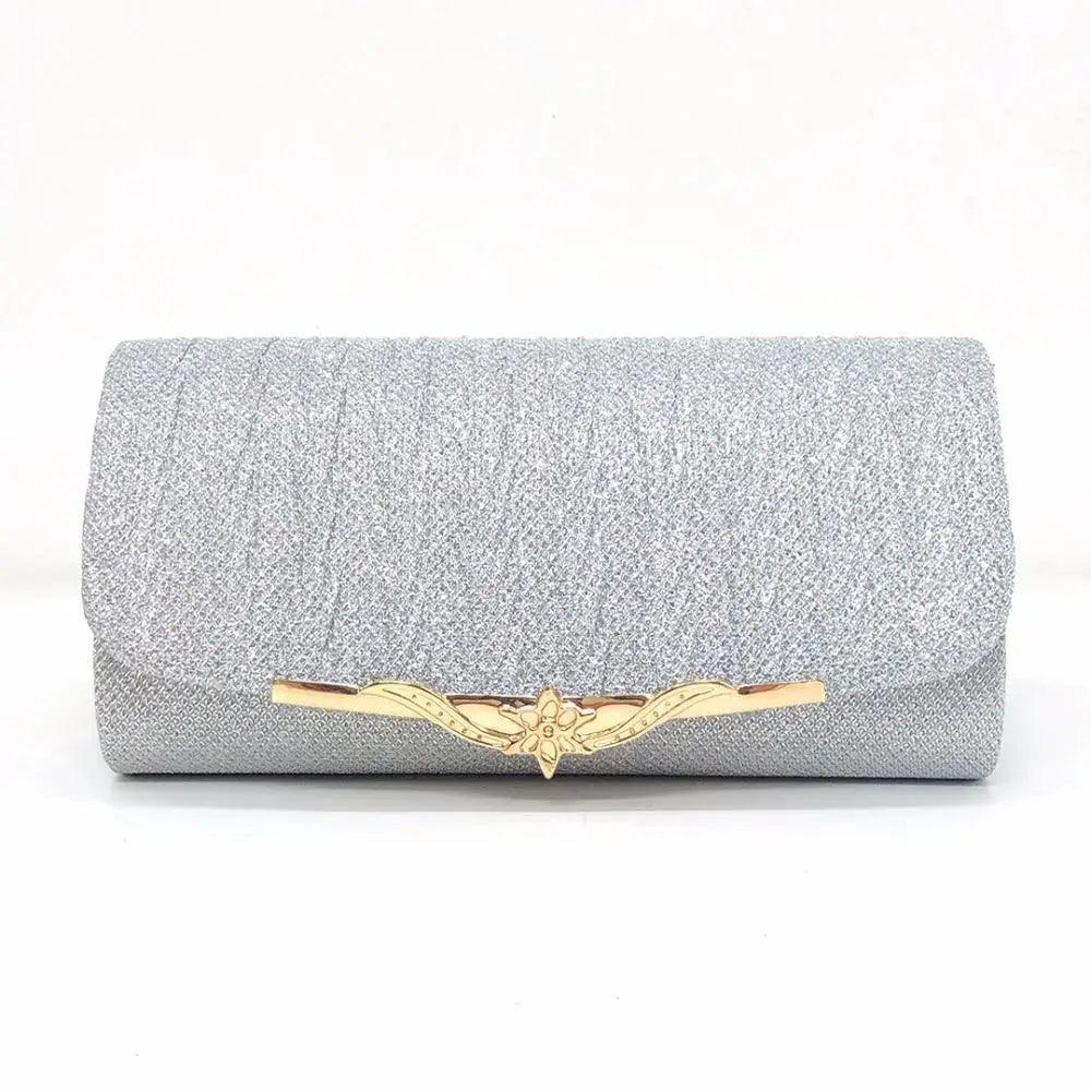 Glitter Evening Clutch Bag for Flower Girls and Special Occasions