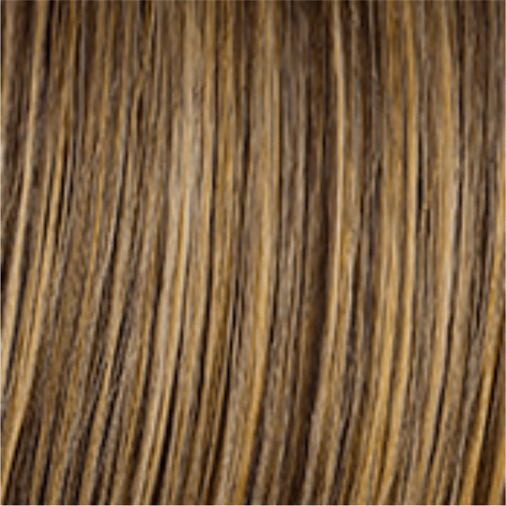 Layered Bob Wig Classic Synthetic Hairpiece - Blonde & Dark Brown