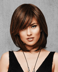 Layered Love wig by Hairdo in R4 Midnight Brown featuring heat-friendly layered fibers