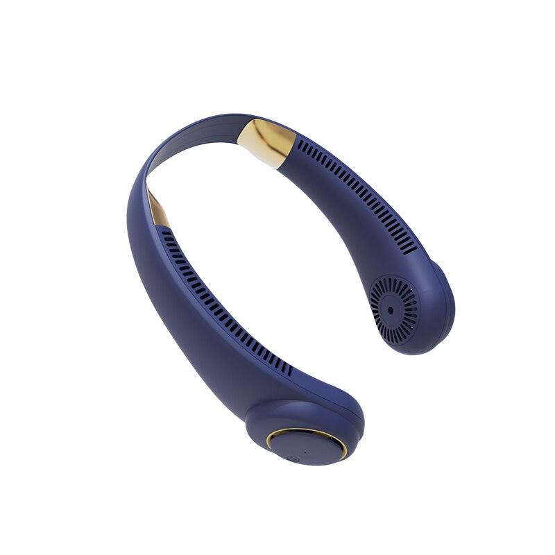 Leafless Portable Neck Fan Rechargeable Wearable Cooling Fan
