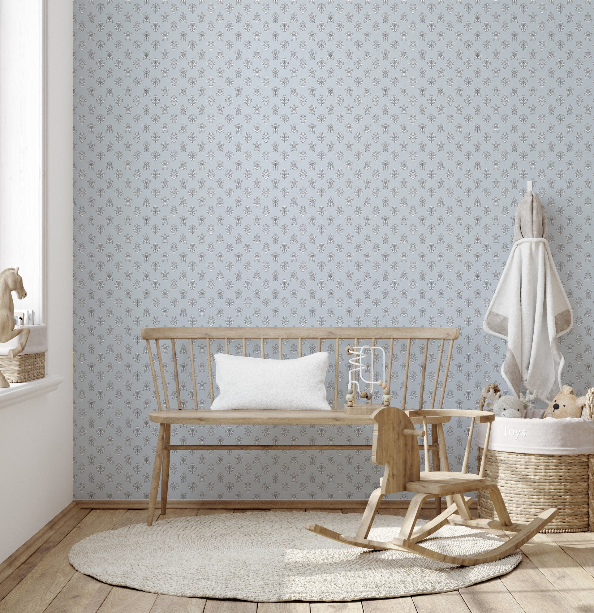 Laina Removable Peel and Stick Wallpaper by Quirky Paisley Designs