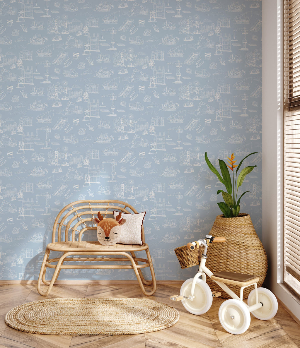 Boston Wallpaper by The Bright Leaf Design