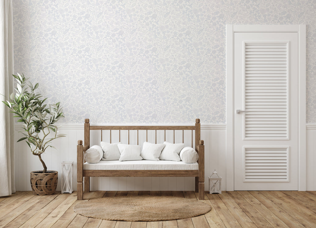 Holles Wallpaper by The Bright Leaf Design