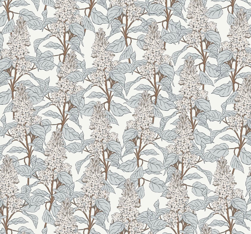 Lilac Floral Peel and Stick Removable Wallpaper for Modern Home