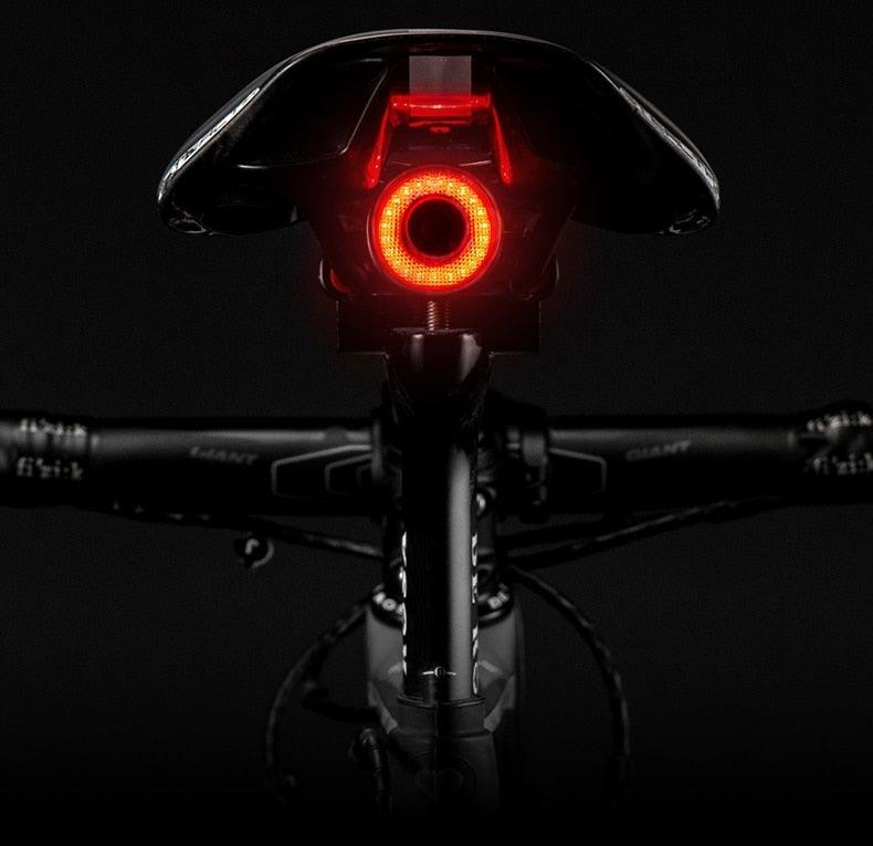 Smart LED Bicycle Taillight with Auto Brake Sensing & USB Charge