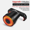 Smart LED Bicycle Taillight with Auto Brake Sensing & USB Charge