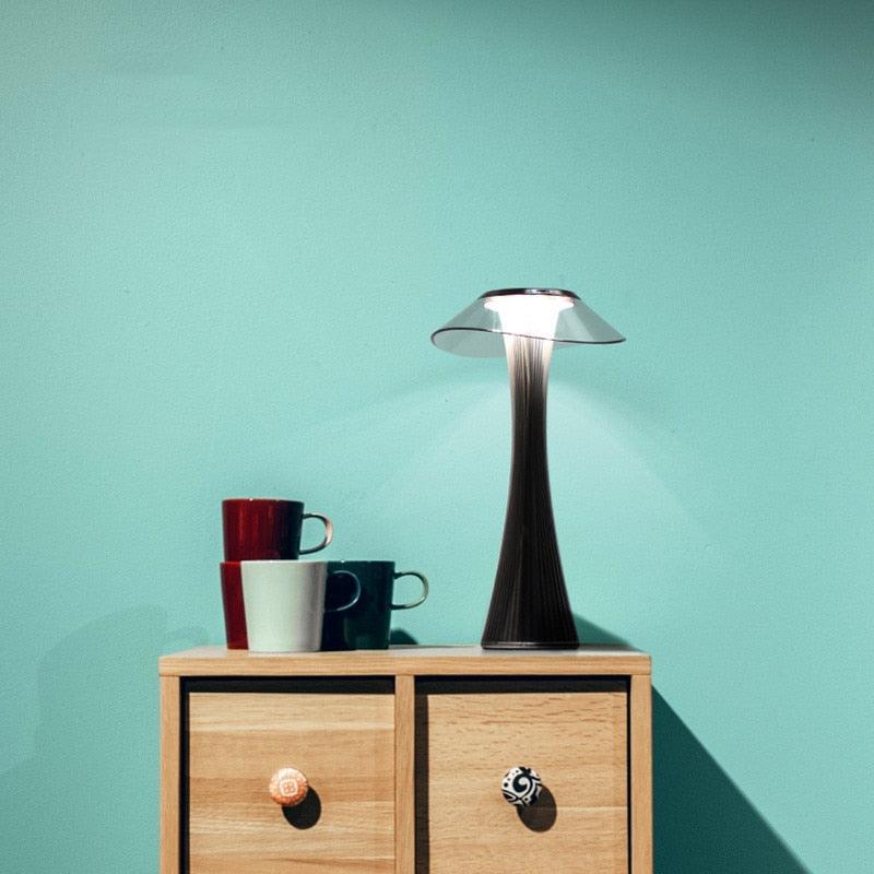 Dimmable Crystal LED Desk Lamp with Smart Touch Control