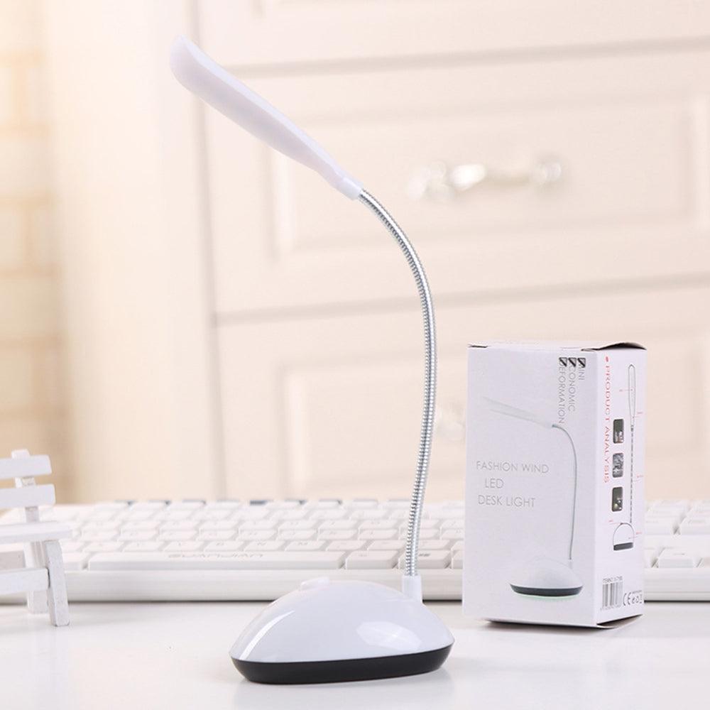 Flexible 360° Rotating Battery-Powered LED Desk Lamp