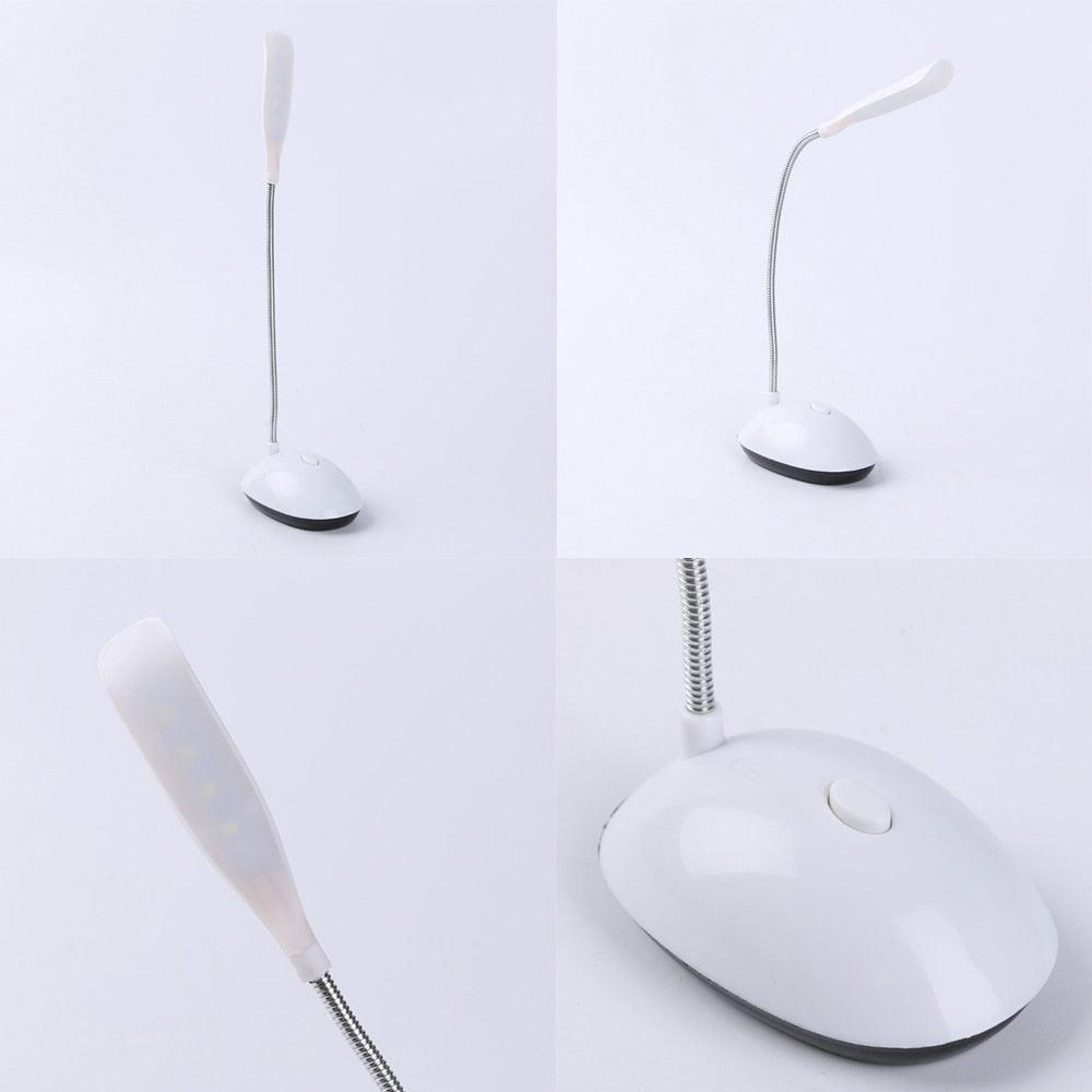 Flexible 360° Rotating Battery-Powered LED Desk Lamp