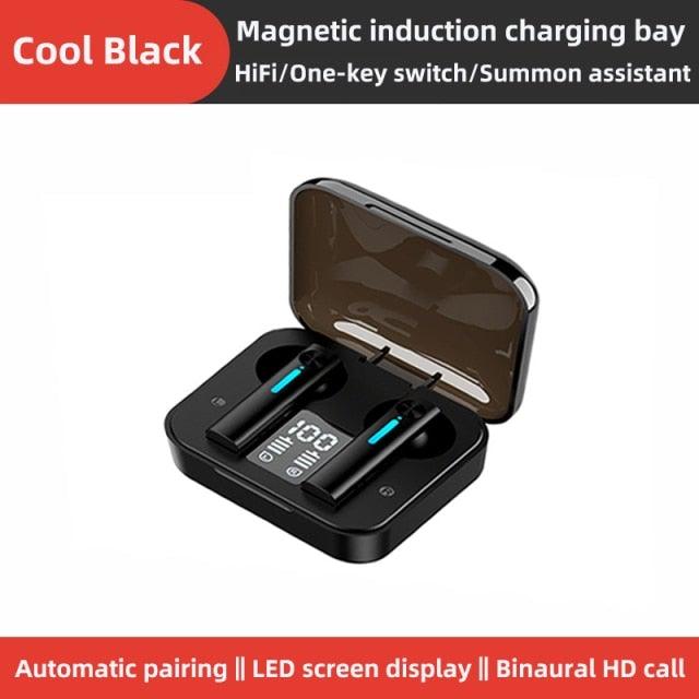 Kids Wireless Bluetooth 5.0 Earbuds with LED Display & Microphone