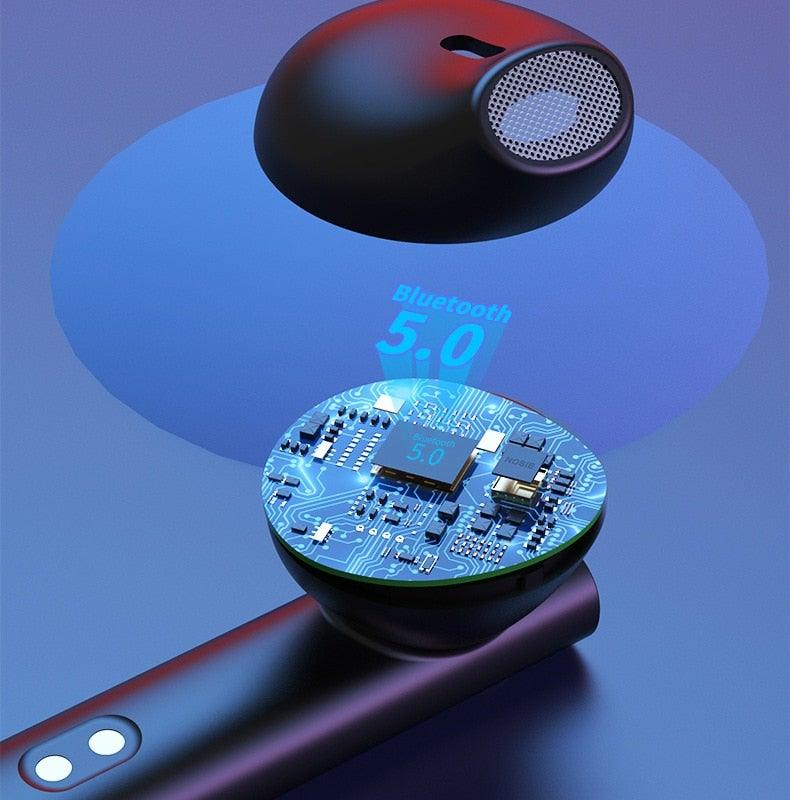 Kids Wireless Bluetooth 5.0 Earbuds with LED Display & Microphone