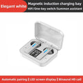 Kids Wireless Bluetooth 5.0 Earbuds with LED Display & Microphone