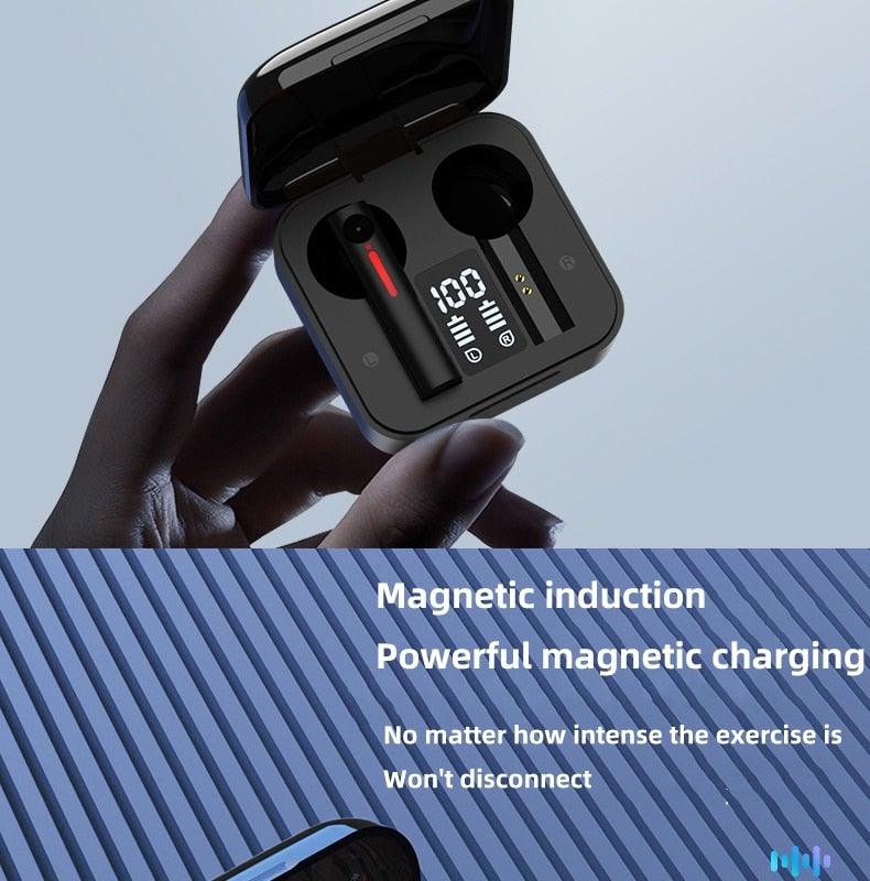 Kids Wireless Bluetooth 5.0 Earbuds with LED Display & Microphone